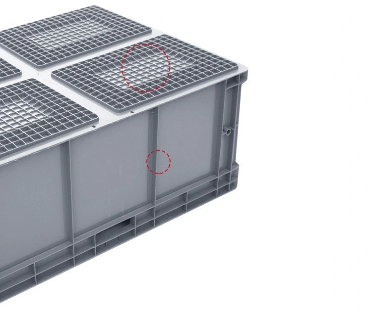 Industrial Injection Moulding Supermarket Storage Box Stackable Plastic Turnover Box